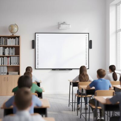 Bảng tương tác máy chiếu 102 inch Bảng trắng điện tử đa điểm chạm