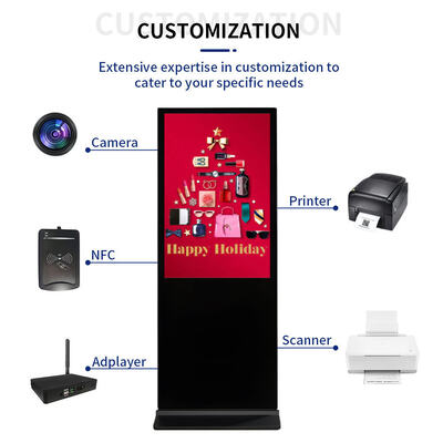 Hệ thống Android Digital Signage với màn hình cảm ứng hồng ngoại hỗ trợ đa hệ điều hành và độ phân giải Full HD cho quảng cáo tương tác