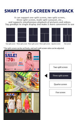 Infrared Touch Screen Digital Signage với độ phân giải Full HD và hỗ trợ đa hệ điều hành cho màn hình tương tác