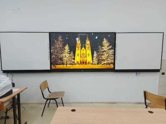 75 inch Digital Whiteboard Green boards cho IFPD Interconnected LCD Blackboard