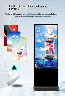 Biển báo kỹ thuật số với góc nhìn >178° và nhiệt độ bảo quản -20°C đến 60°C có CMS trên nền tảng đám mây hoặc tại chỗ