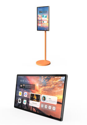 Bàn cảm ứng màu đen với màn hình cảm ứng có dung lượng cung cấp các giải pháp đa năng cho sự hợp tác và tương tác kỹ thuật số