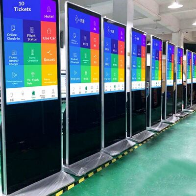 Màn hình quảng cáo thông minh kỹ thuật số iBoard 43 inch chân đứng dọc LCD cảm ứng trong nhà