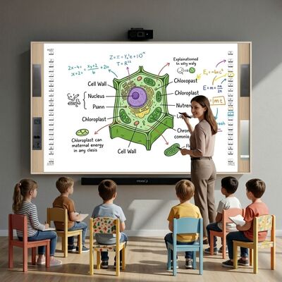 Iboard Interactive Whiteboard hỗ trợ tối đa 20 điểm cảm ứng hai mặt phím nóng cho phép giao tiếp