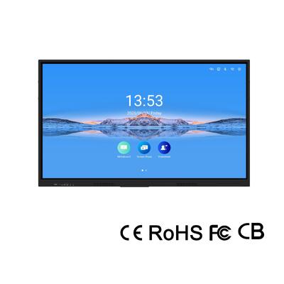 Màn hình cảm ứng tương tác 65 inch Phần mềm viết hệ thống Android cơ bản với chức năng AI Chi phí rẻ hơn Chức năng mạnh mẽ