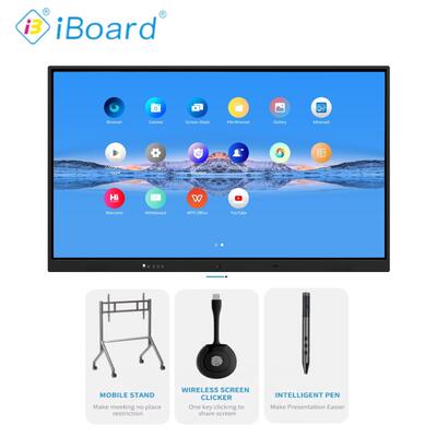 Màn hình phẳng tương tác 4K 65 inch dành cho lớp học và văn phòng nhỏ