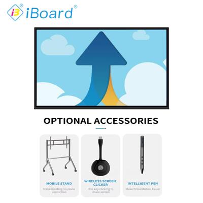 98 inch Phân hình phẳng tương tác Hệ thống không phải Android cảm ứng hồng ngoại Multi-touch Point Sử dụng cùng với OPS hoặc máy tính bên ngoài