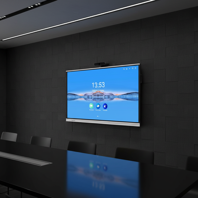 Bảng trắng kỹ thuật số Iboard 75 inch 4K Cảm ứng hồng ngoại 20 điểm dành cho giáo dục & cộng tác