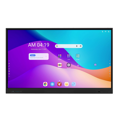 Màn hình phẳng tương tác Android 16 được Google EDLA chứng nhận Hiển thị 65/75/86/98 inch từ iBoard