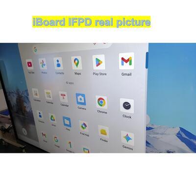 Popular Interactive Flat Panel 65 Inch 4k Resolution Smart Touch with New Android System Equipment for Classroom Office Meeting