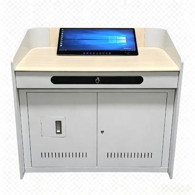 23.8 Inch Digital Podium Touch Table Desk Cabinet Cho lớp học giảng dạy cuộc họp văn phòng