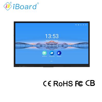 Panel Flat Interactive nổi tiếng 65 Inch 4k độ phân giải Smart Touch với thiết bị hệ thống Android mới cho cuộc họp văn phòng lớp học