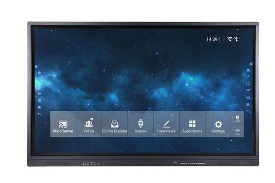Hồng ngoại 98 '' iBoard Thiết bị đa phương tiện tương tác Bảng điều khiển LCD bảng trắng cho hội nghị kinh doanh