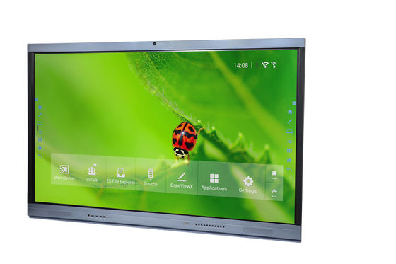 Màn hình cảm ứng đa điểm cảm ứng bảng điều khiển phẳng tương tác 86 inch