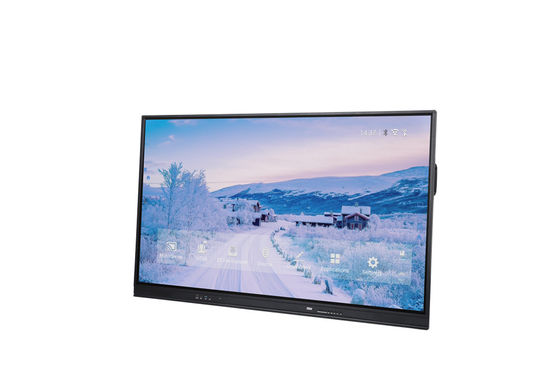 Màn hình phẳng tương tác bảng điều khiển thông minh 98 inch với máy tính hoạt động