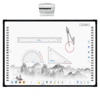 Bảng trắng tương tác quang học DTV điện tử 2 điểm tiếp xúc