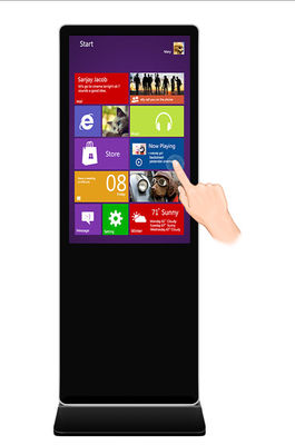 Kiosk màn hình cảm ứng 16 9, Biển báo kỹ thuật số đứng trên tầng 3840x2160