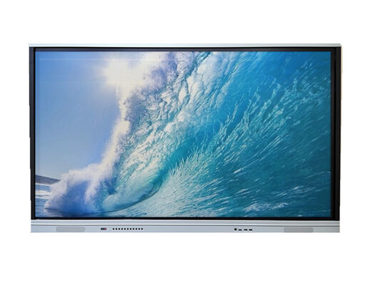 55-98 Inch 4K Phân tích màn hình phẳng tương tác với hệ thống đa cảm ứng và kép cho giảng dạy và họp
