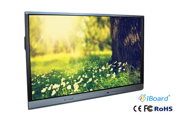 Màn hình cảm ứng bảng trắng mười điểm 65 75 86 inch cho giảng dạy