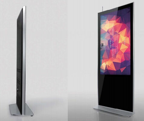 Màn hình biển báo kỹ thuật số đứng tầng 65in 178 độ Phê duyệt FCC HD NEW nhà máy sản xuất