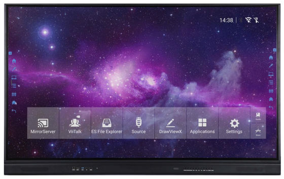 Tất cả trong một bảng trắng màn hình cảm ứng tương tác 98 inch cho lớp học