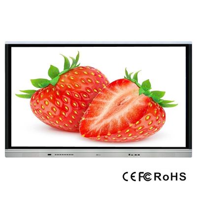 Màn hình cảm ứng tương tác 3840x2160, Khung nhôm, Hồng ngoại, Để chỉnh sửa