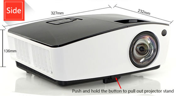Máy chiếu Laser 280W DLP 1024 x 768 XGA DLP Máy chiếu đèn ném ngắn