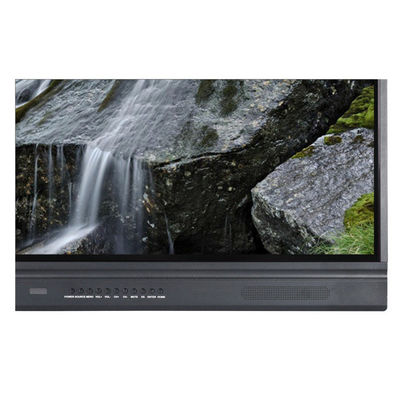 Bảng tương tác LED 65 inch, Bảng điều khiển phẳng thông minh Android 9 10/20 điểm cảm ứng Màu đen hồng ngoại