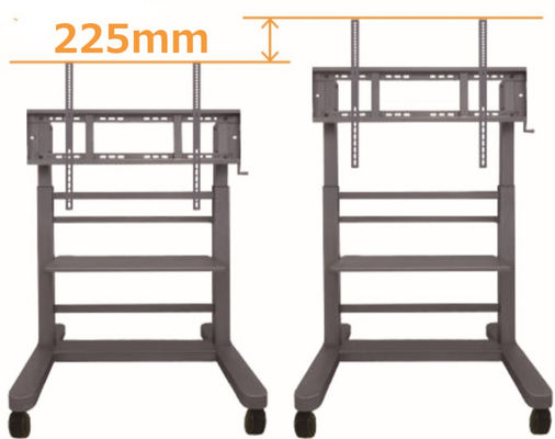 Giá đỡ bảng trắng tương tác 40kg chất lượng cao Màn hình phẳng Xe nâng Bánh xe câm