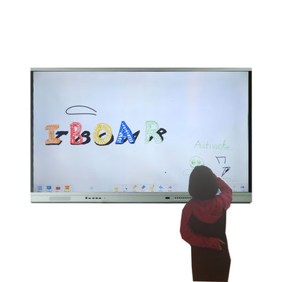 3840*2160 Bảng giảng dạy LCD 5ms Bảng cảm ứng tương tác Windows Linux Hồng ngoại cho giáo dục kinh doanh hoặc trường học