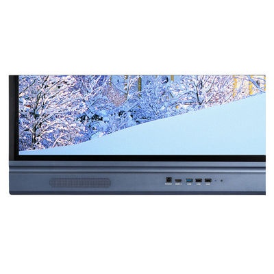 Bảng điều khiển tương tác 4k, Bảng thông minh Led 86 '', Khung nhôm 350cd / m2 Khe OPS