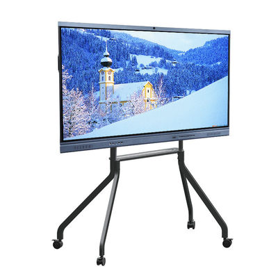 Bảng điều khiển tương tác 4k, Bảng thông minh Led 86 '', Khung nhôm 350cd / m2 Khe OPS