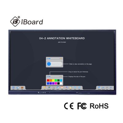 Màn hình cảm ứng tương tác 86 inch Kính cường lực AG
