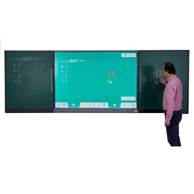 Bảng đen thông minh cảm ứng hồng ngoại được kết nối với nhau cho lớp học