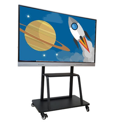 Hệ thống Android bảng điều khiển phẳng tương tác 75 inch Giá treo tường cho phòng họp