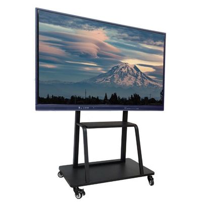 Bảng điều khiển tương tác thông minh LED 75 '' để dạy học Khung hợp kim nhôm
