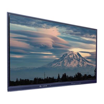 Bảng điều khiển tương tác thông minh LED 75 '' để dạy học Khung hợp kim nhôm