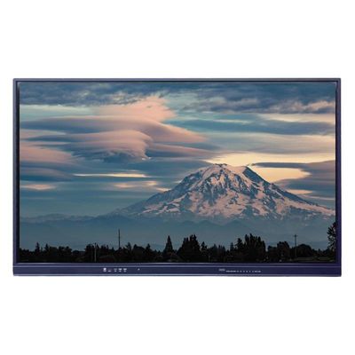 Bảng điều khiển tương tác thông minh LED 75 '' để dạy học Khung hợp kim nhôm