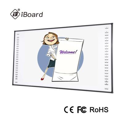 Bảng trắng tương tác 120 inch với công nghệ đa cảm ứng và hồng ngoại cho giáo dục