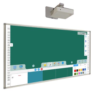 Bảng trắng tương tác 120 inch với công nghệ đa cảm ứng và hồng ngoại cho giáo dục
