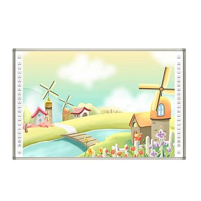 82-120 Inch Chi phí hiệu quả interactive whiteboard với máy chiếu cho trẻ em K-12