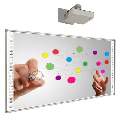 Bảng trắng kỹ thuật số lớp học 96 inch, Bảng thông minh 32 điểm dành cho giảng dạy trực tuyến