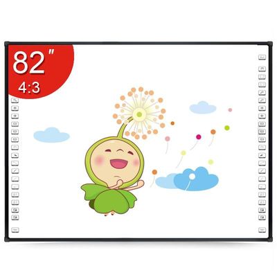 Bảng trắng kỹ thuật số 82 '' cho lớp học, màn hình tương tác thông minh BSMI