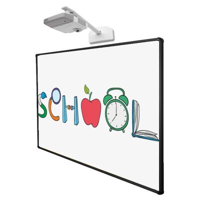 Bảng trắng thông minh tương tác với công nghệ hồng ngoại cảm ứng 10 điểm và tương thích đa hệ điều hành cho giáo dục và kinh doanh