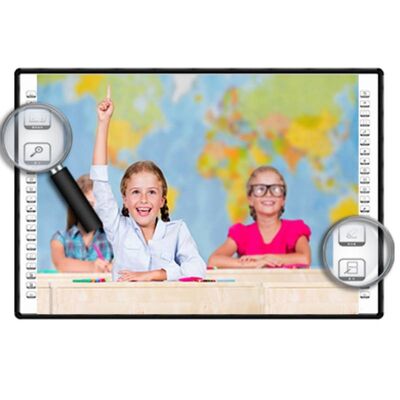 Bảng trắng tương tác độ phân giải 32768*32768 với 10 điểm cảm ứng và công nghệ cảm ứng hồng ngoại