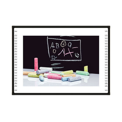 Giấy chứng nhận CE 82-120 inch 4: 3 16: 9 16:10 Bảng trắng tương tác hồng ngoại màu đen 1855x1280mm cho giáo dục trường học