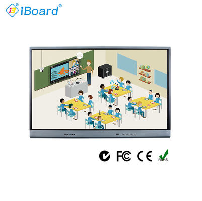 Hệ thống kép 300cd / m2 Iboard Bảng trắng tương tác Android Win 65 VGA