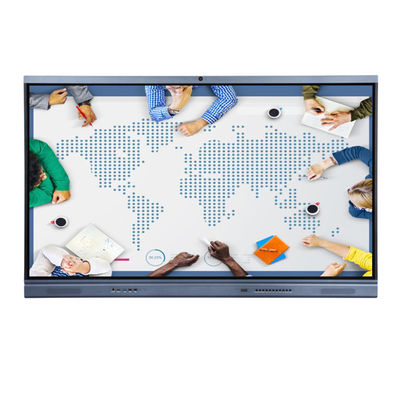 75 "NFC tích hợp trong máy ảnh và mic Bảng tương tác phẳng 4K Bảng tương tác dành cho Doanh nhân & Lớp học