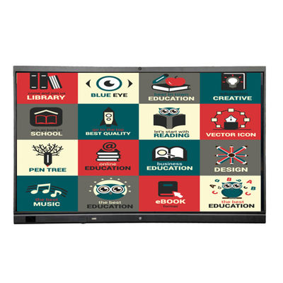 Bảng tương tác đa điểm 86 inch, bảng trắng thông minh IFPD IWB cho văn phòng lớp học