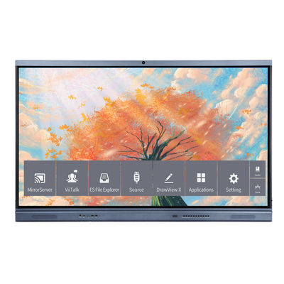 Bảng thông minh LCD kỹ thuật số 350cd / M2 86in HDMI cho hội nghị
